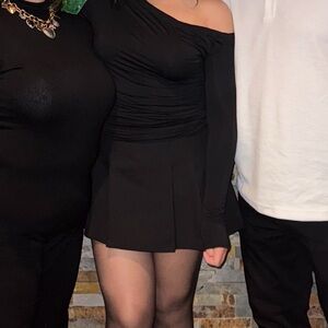 Black Zara Mini Skort